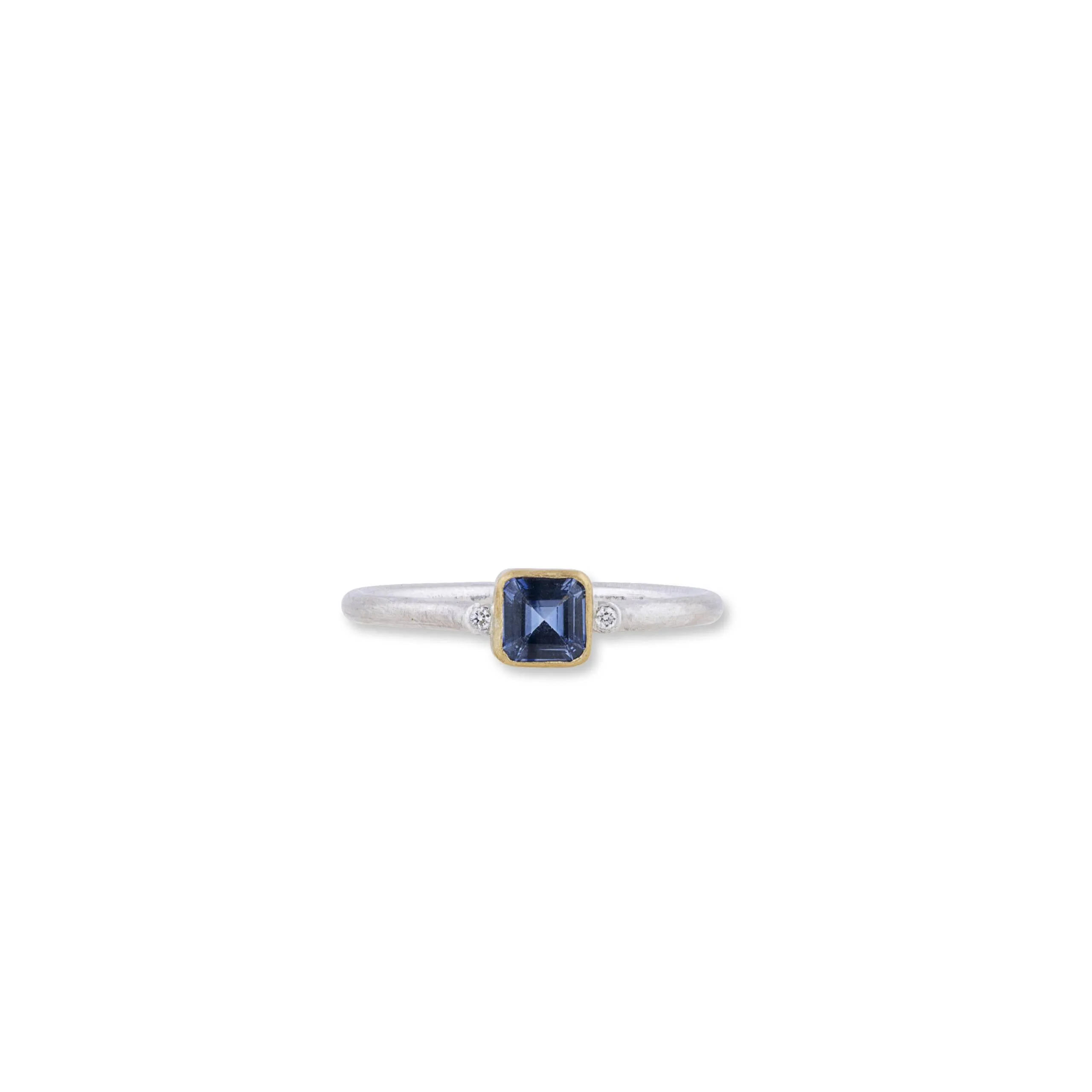 Jaipur Ring - Sapphire, 22K Gold & Sterling Silver