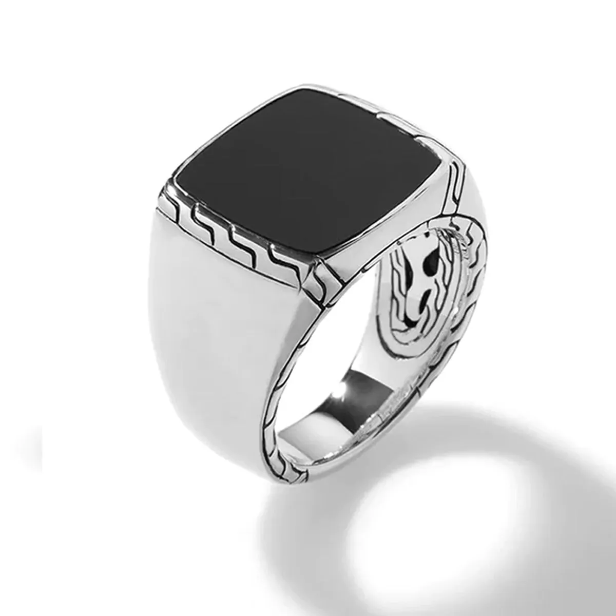 John Hardy Carved Signet Ring