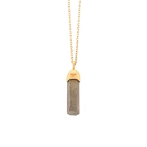 Labradorite Bolt Necklace