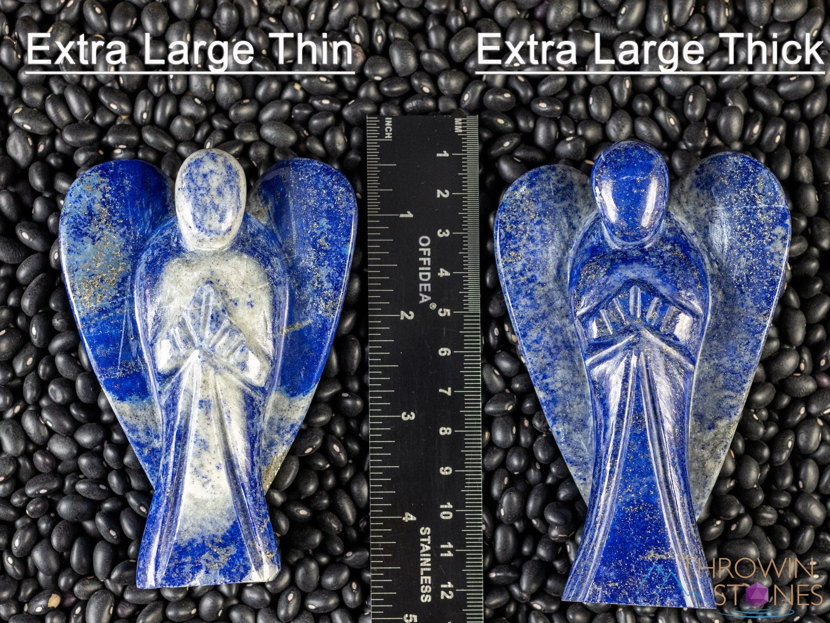 LAPIS LAZULI Crystal Angel - Guardian Angel Figurines, Home Decor, Healing Crystals and Stones, E2190