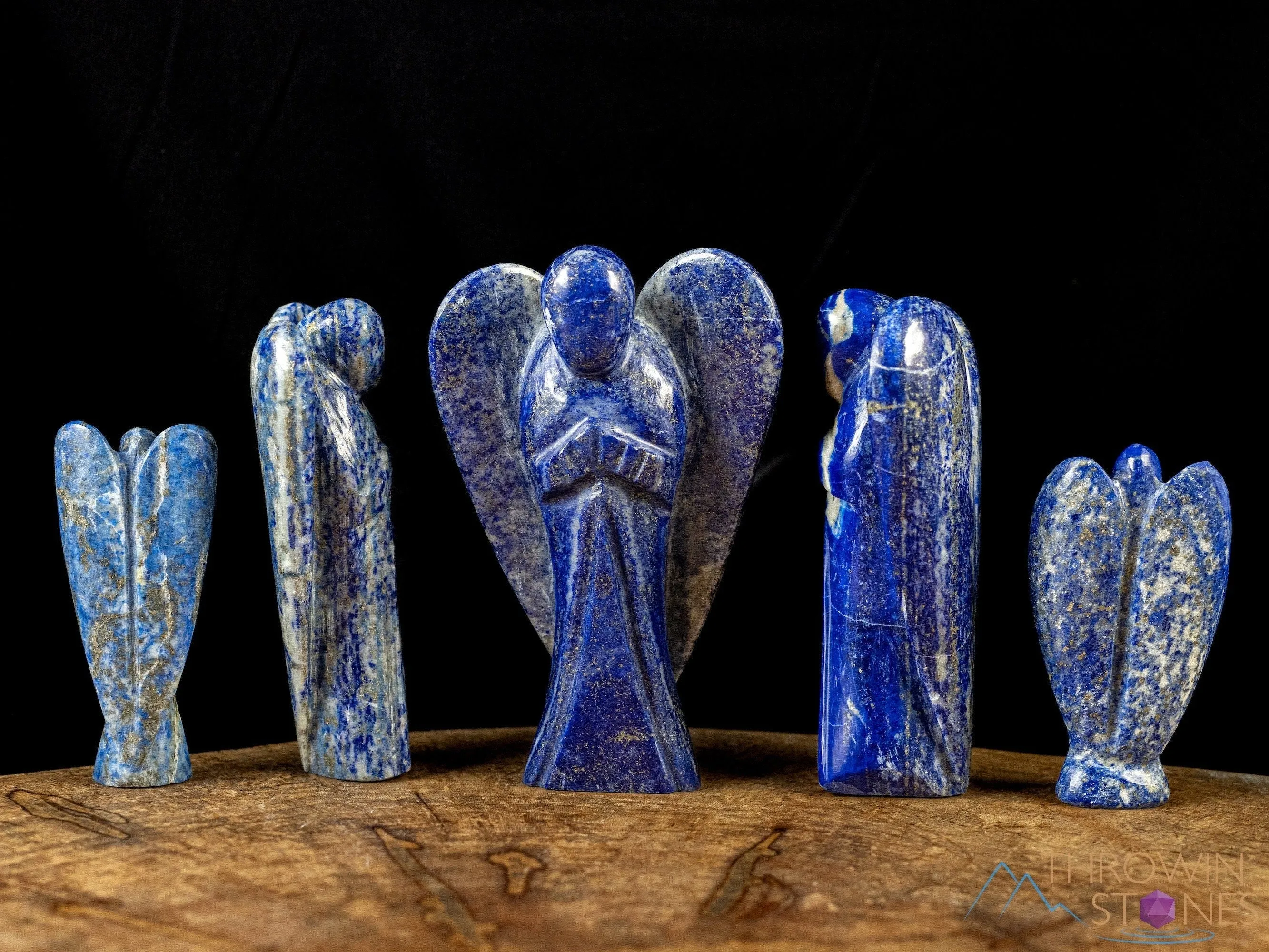 LAPIS LAZULI Crystal Angel - Guardian Angel Figurines, Home Decor, Healing Crystals and Stones, E2190