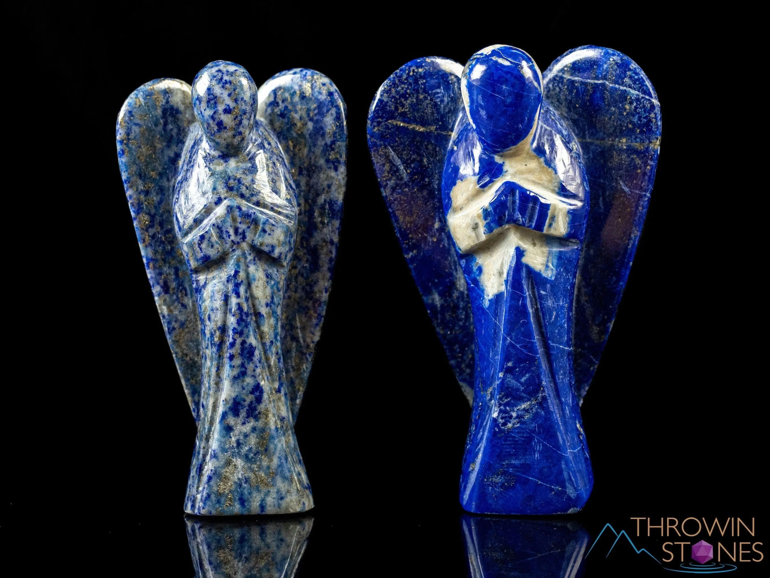 LAPIS LAZULI Crystal Angel - Guardian Angel Figurines, Home Decor, Healing Crystals and Stones, E2190