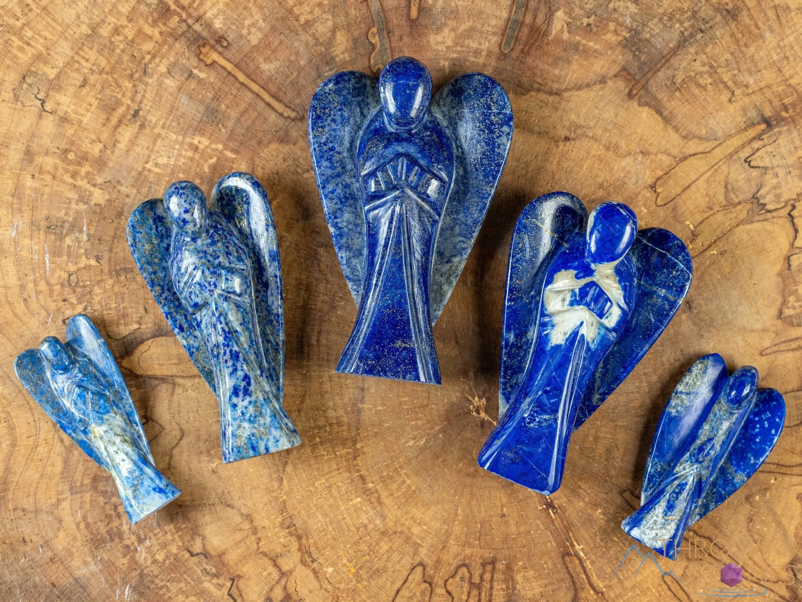 LAPIS LAZULI Crystal Angel - Guardian Angel Figurines, Home Decor, Healing Crystals and Stones, E2190