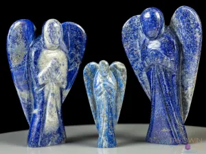 LAPIS LAZULI Crystal Angel - Guardian Angel Figurines, Home Decor, Healing Crystals and Stones, E2190