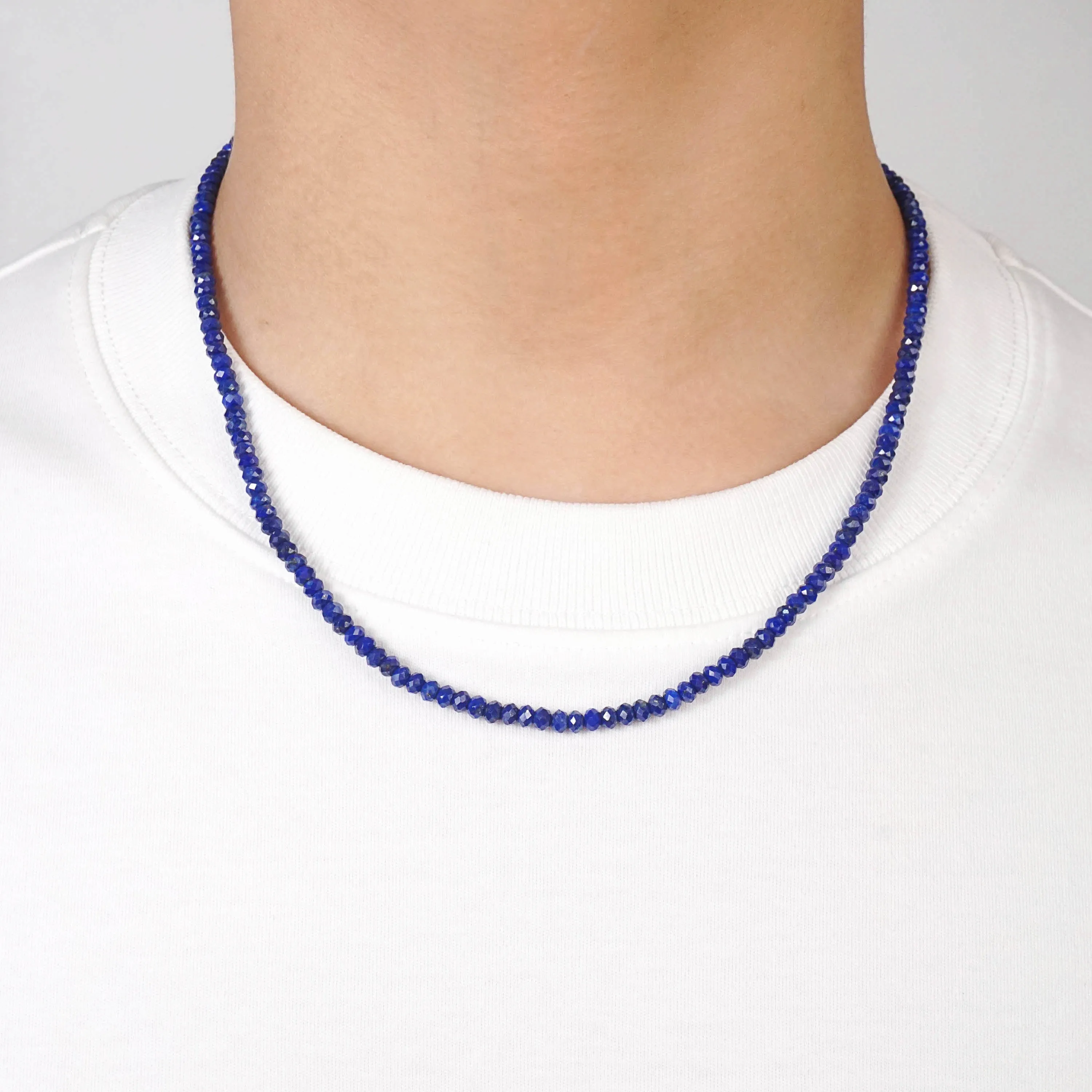 Lapis Lazuli Faceted Rondelle