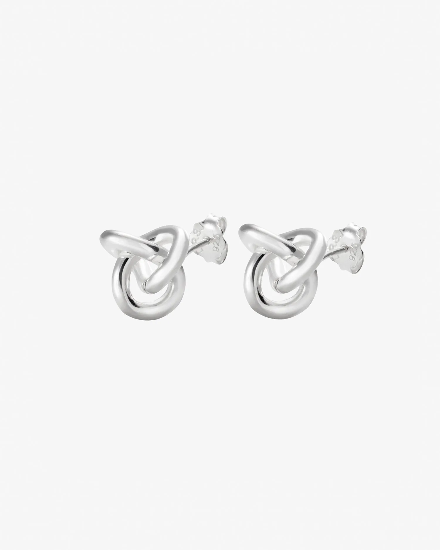 Le Knot studs silver