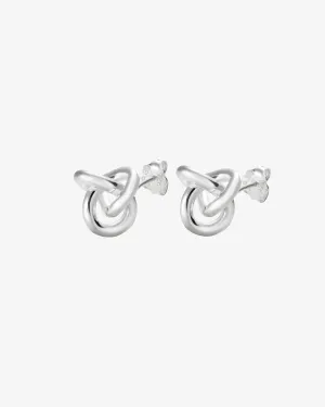 Le Knot studs silver