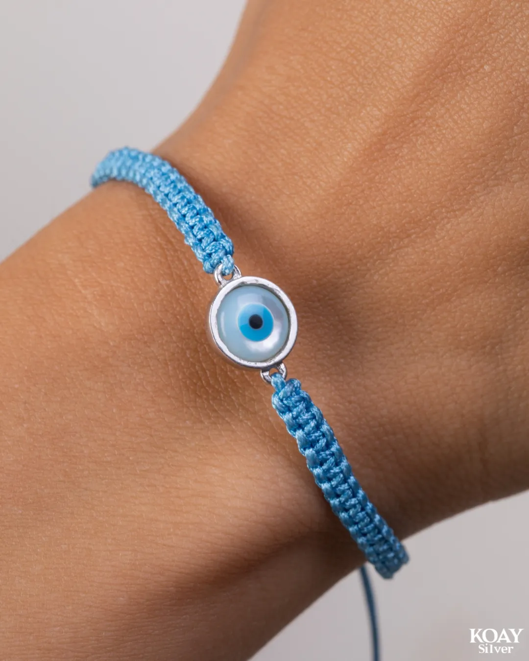 Light Blue Eye Bracelet