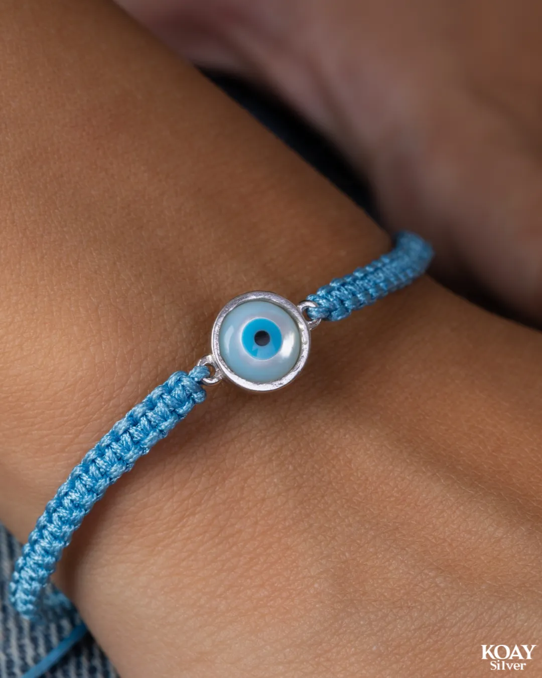 Light Blue Eye Bracelet