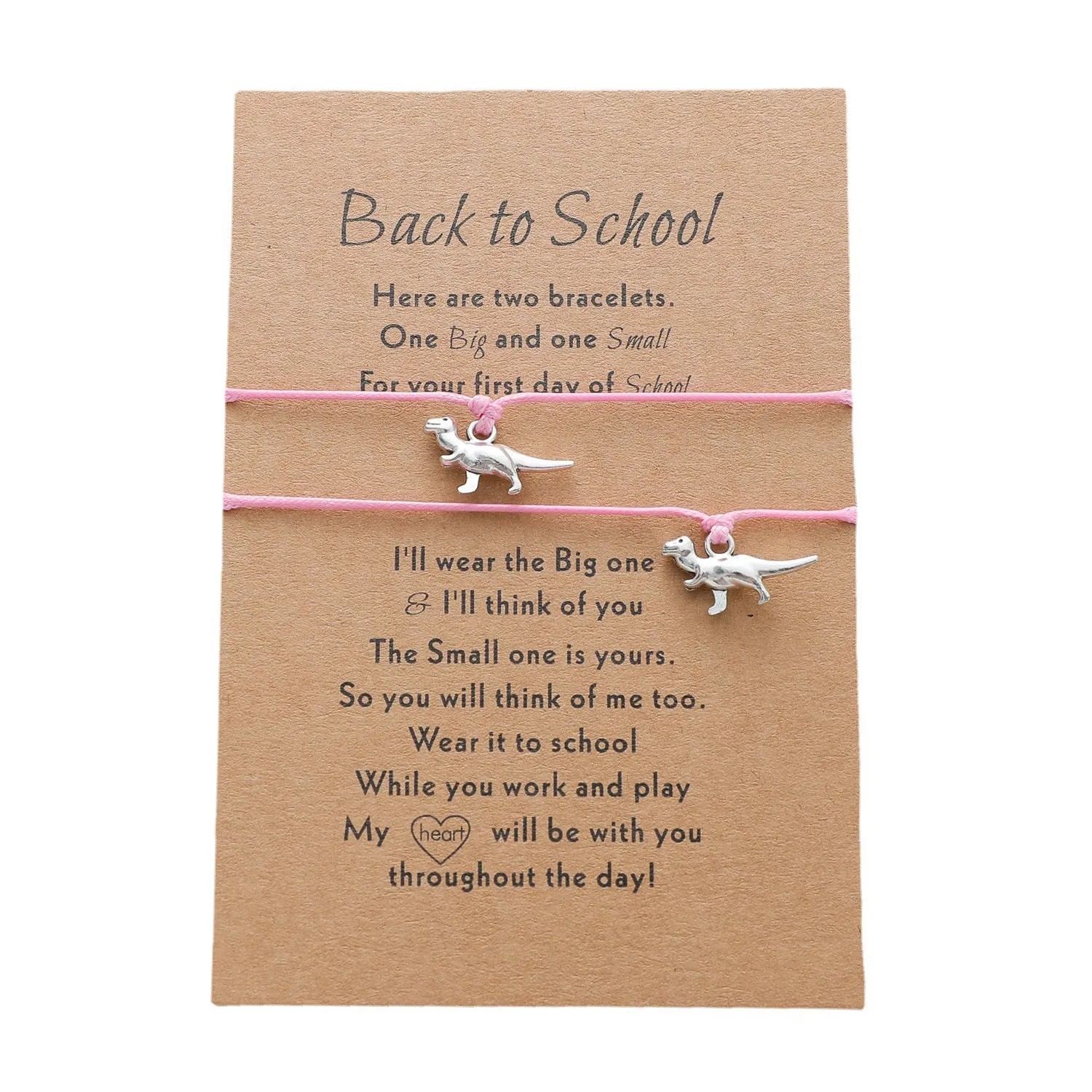 Little Dinosaur Opening Season Card Bracelet Personality