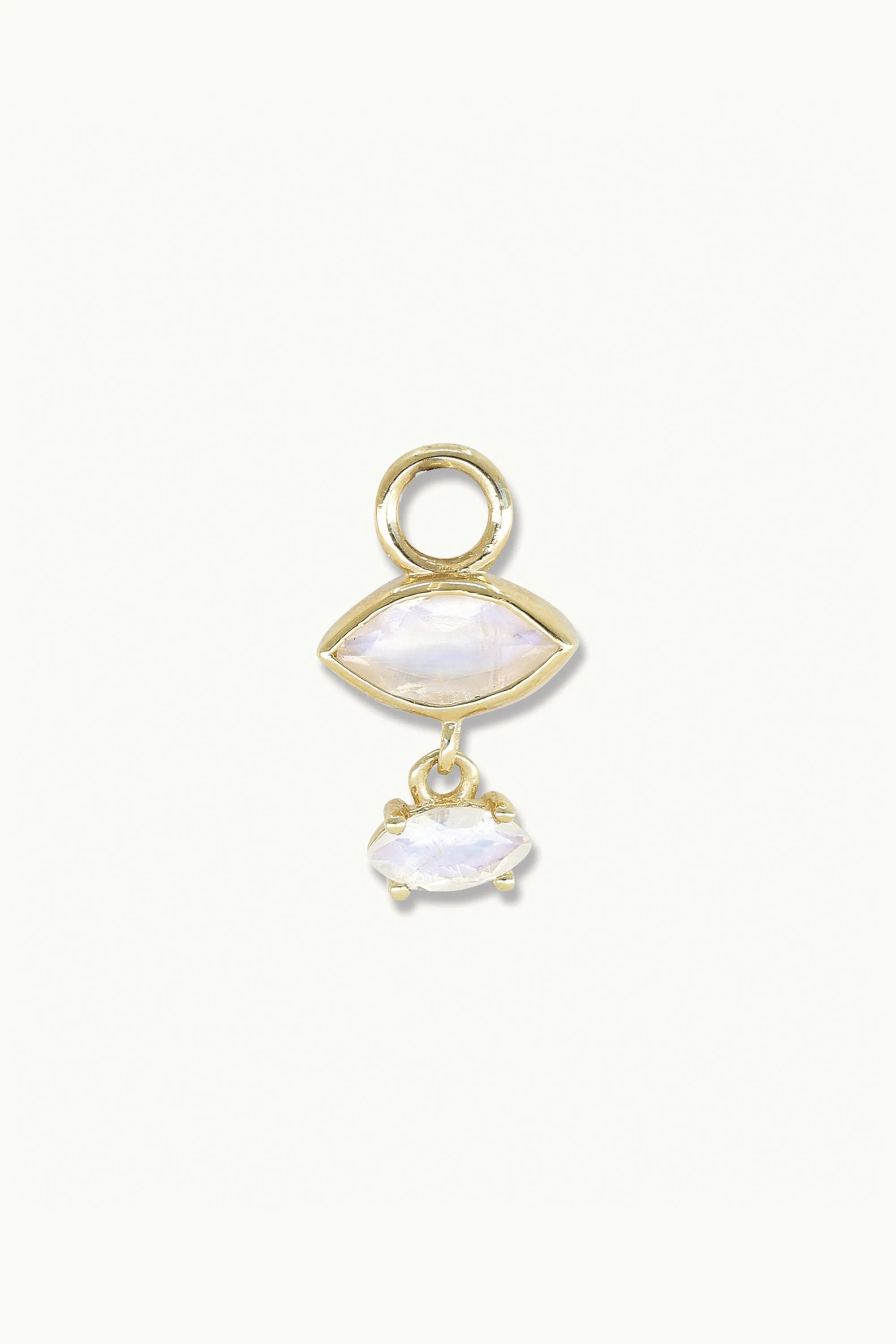 Mila Moonstone Gold Charm