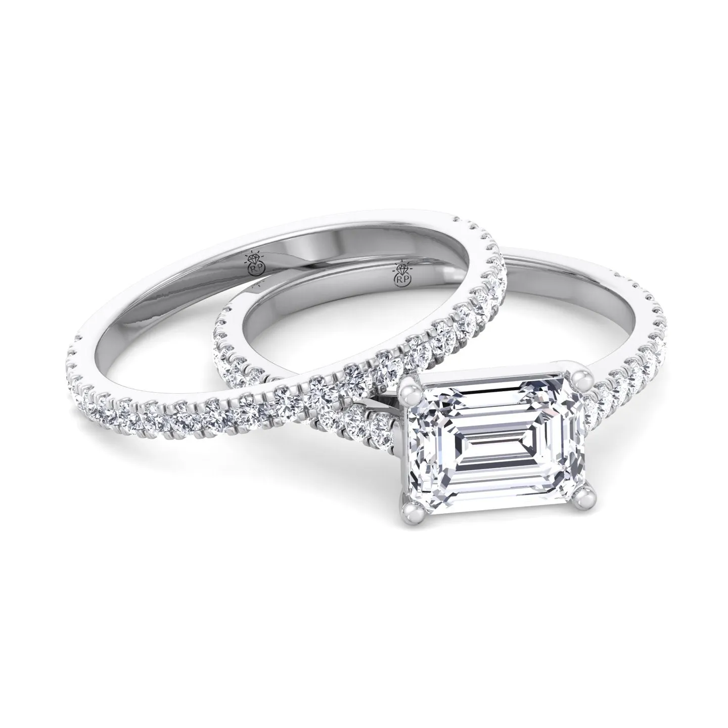 Moana - Matching Pave Wedding Band (0.30 CT)