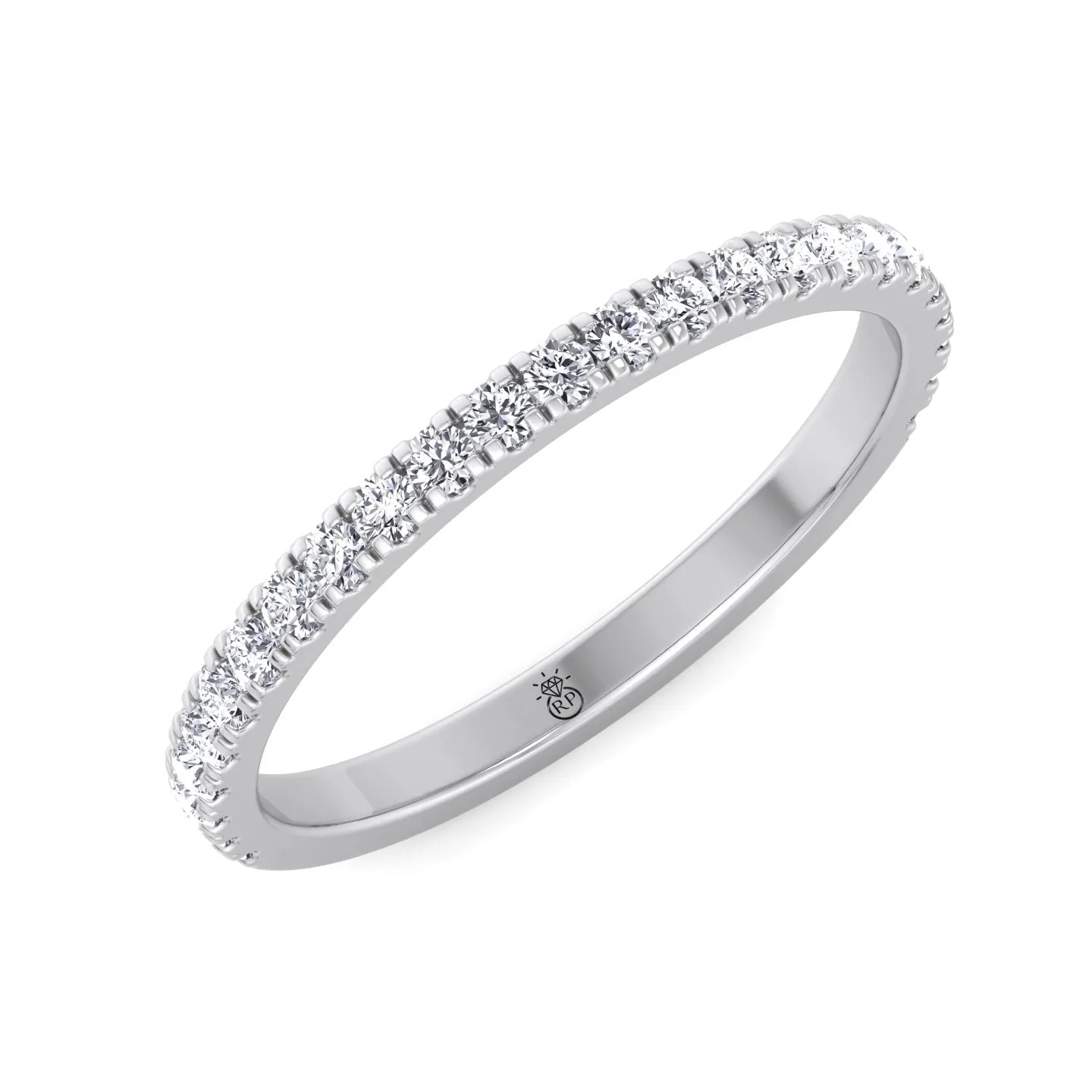 Moana - Matching Pave Wedding Band (0.30 CT)