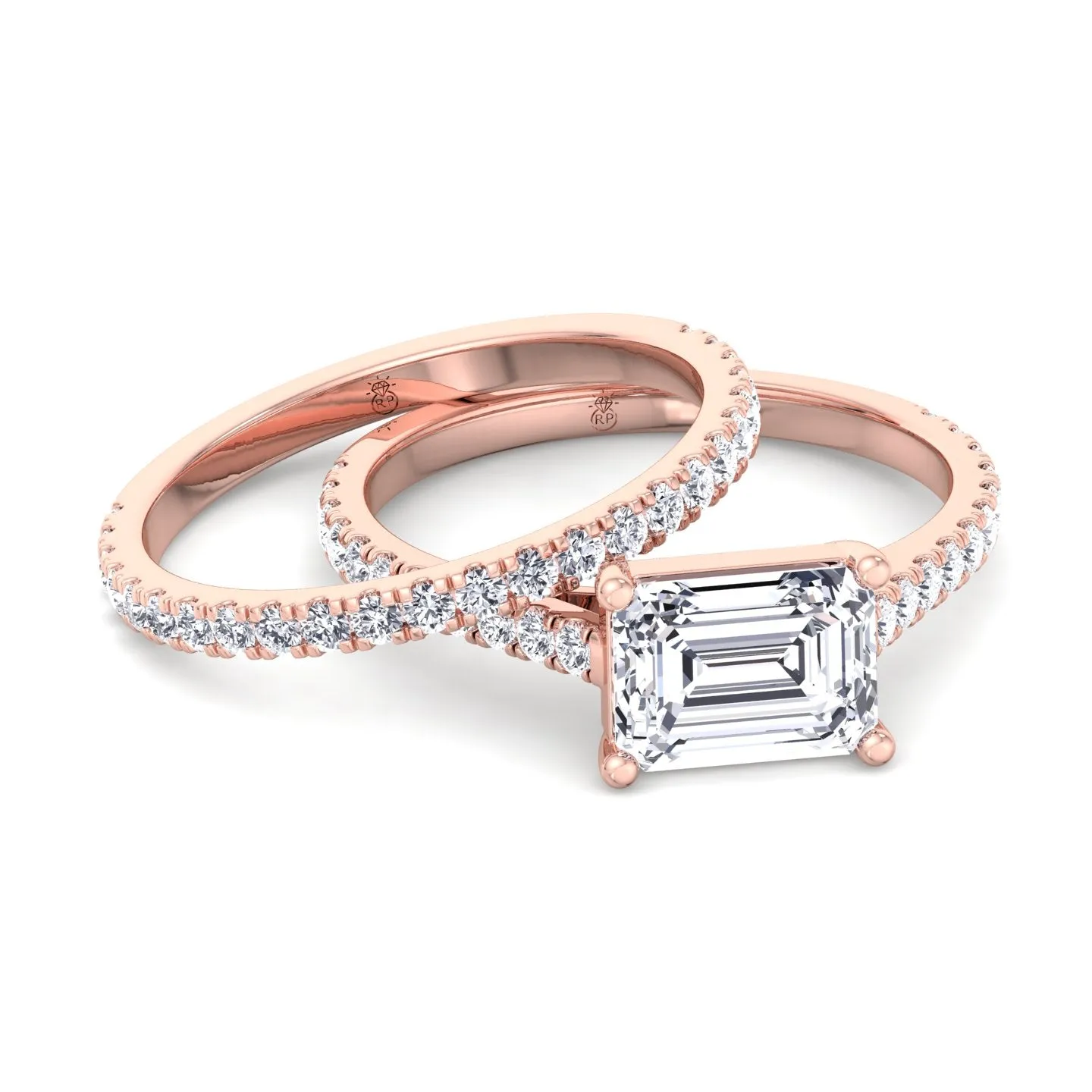 Moana - Matching Pave Wedding Band (0.30 CT)