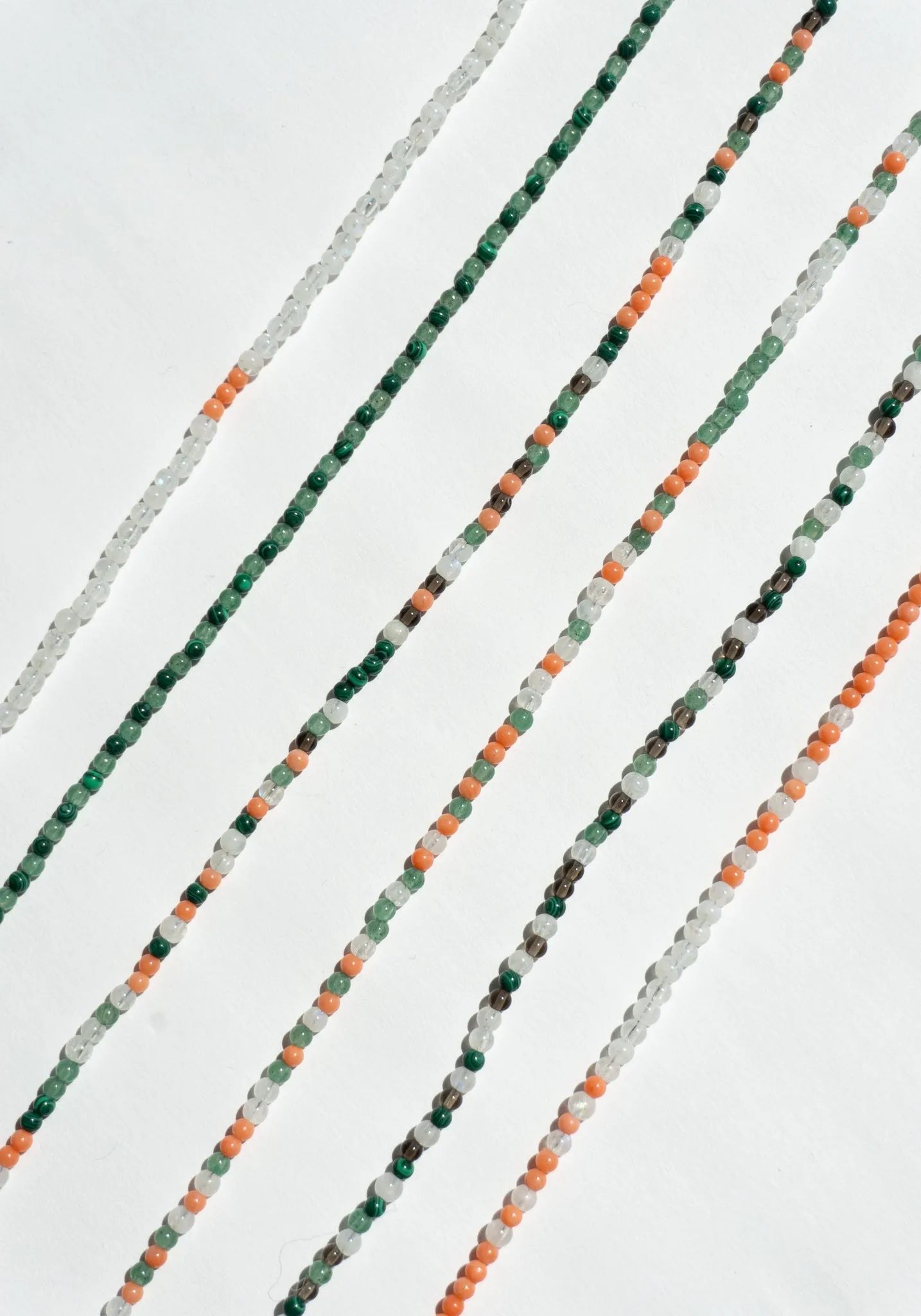 One-of-a-Kind Stone Beaded Necklaces