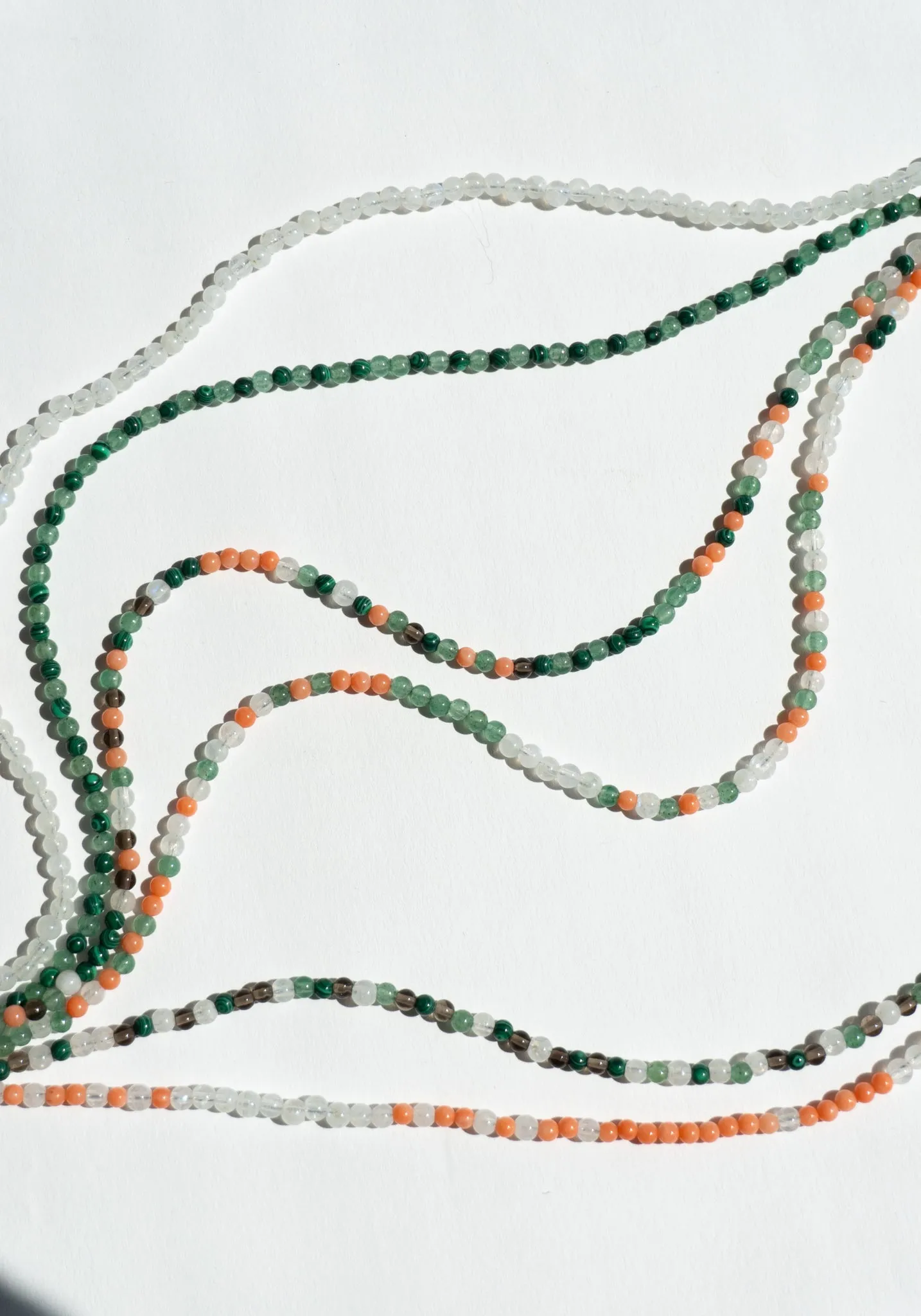 One-of-a-Kind Stone Beaded Necklaces