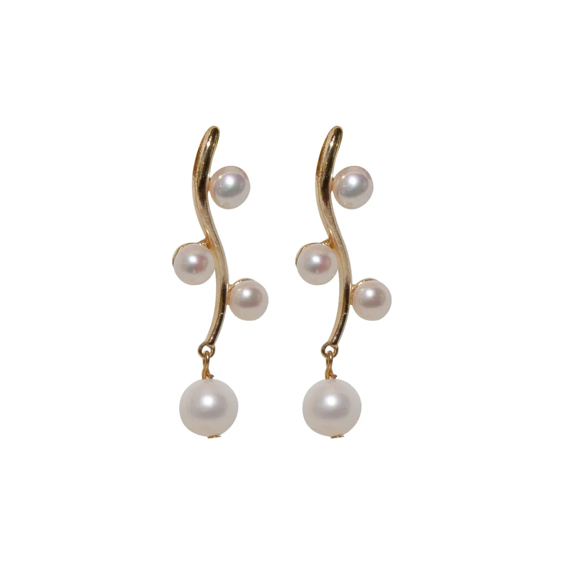 Pearl Symphony Drops Studs