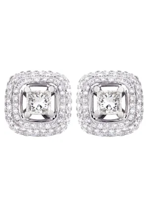 Princess Diamond Stud Earrings | 1.61 Carats