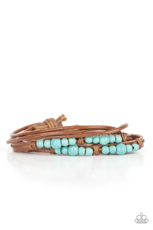 Quaintly Quarry - Blue Bracelet - Paparazzi Accessories