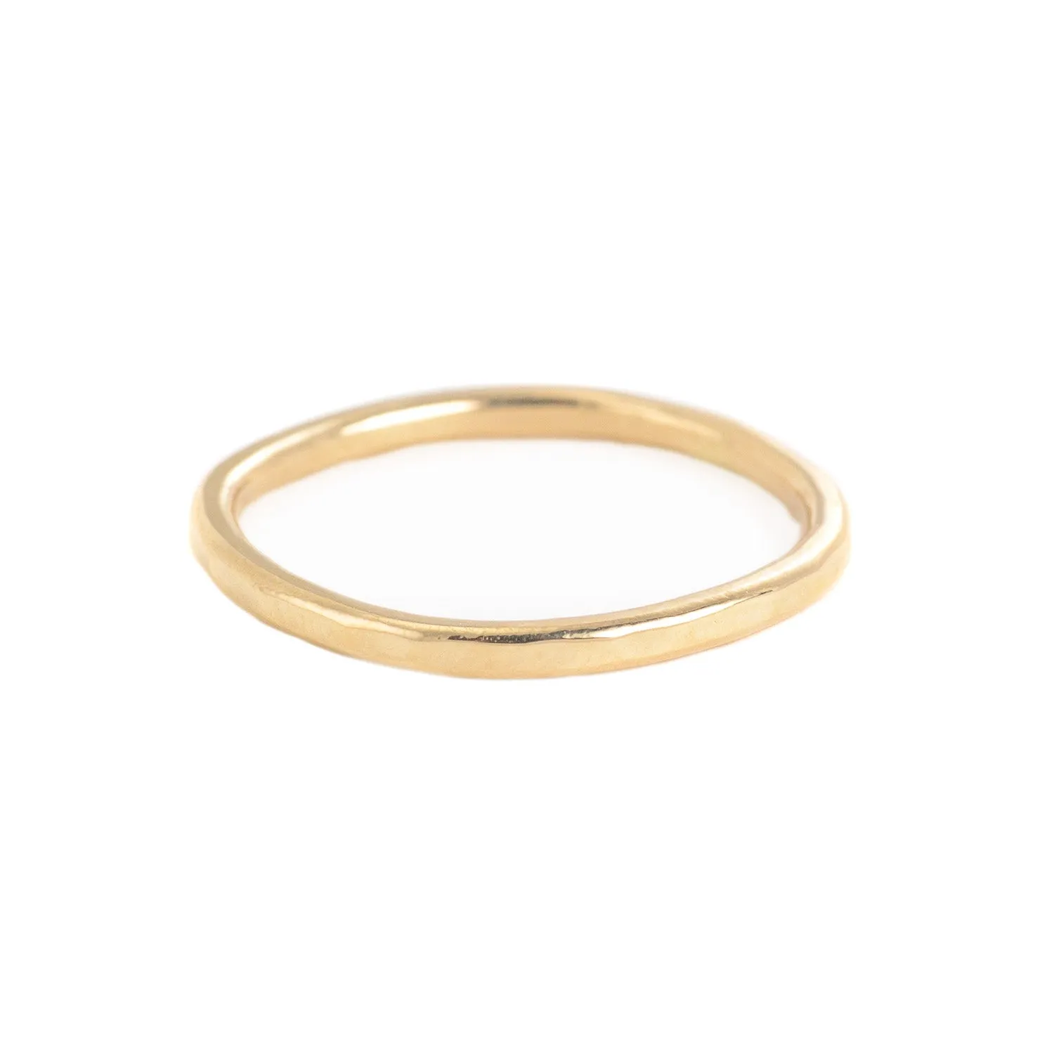 SALE! 14k Yellow Gold Thin Individual Round Ring by Colleen Mauer Designs