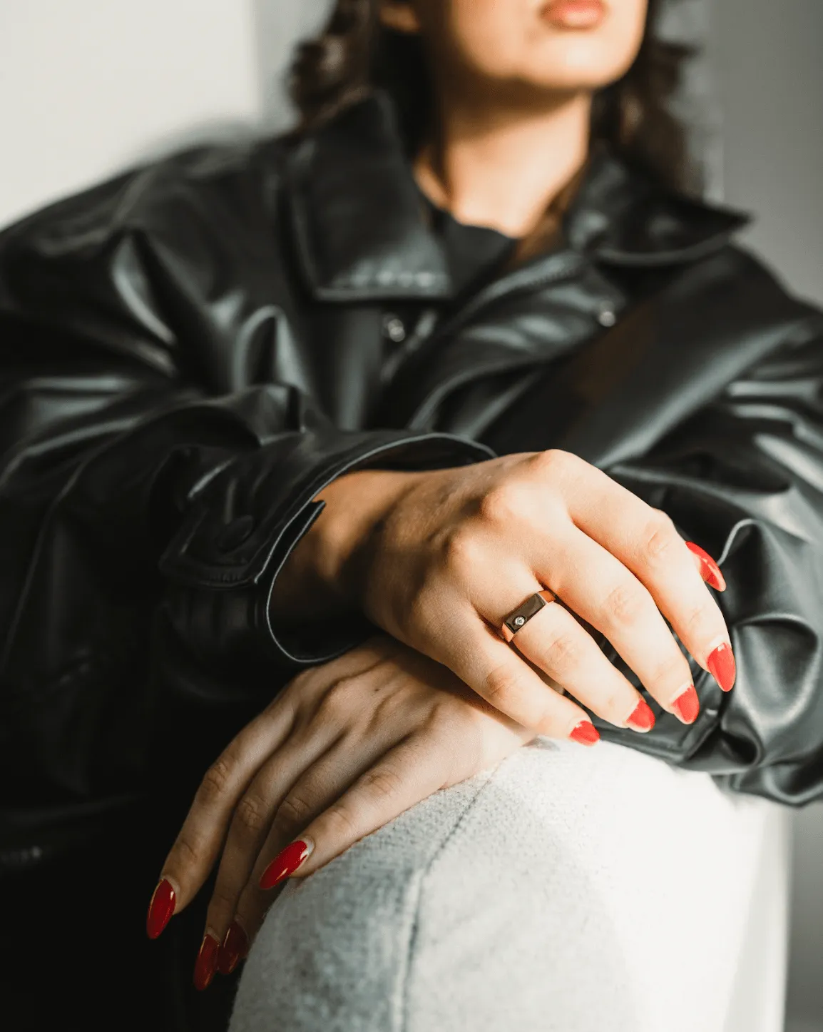 Signet Bar Bezel Ring