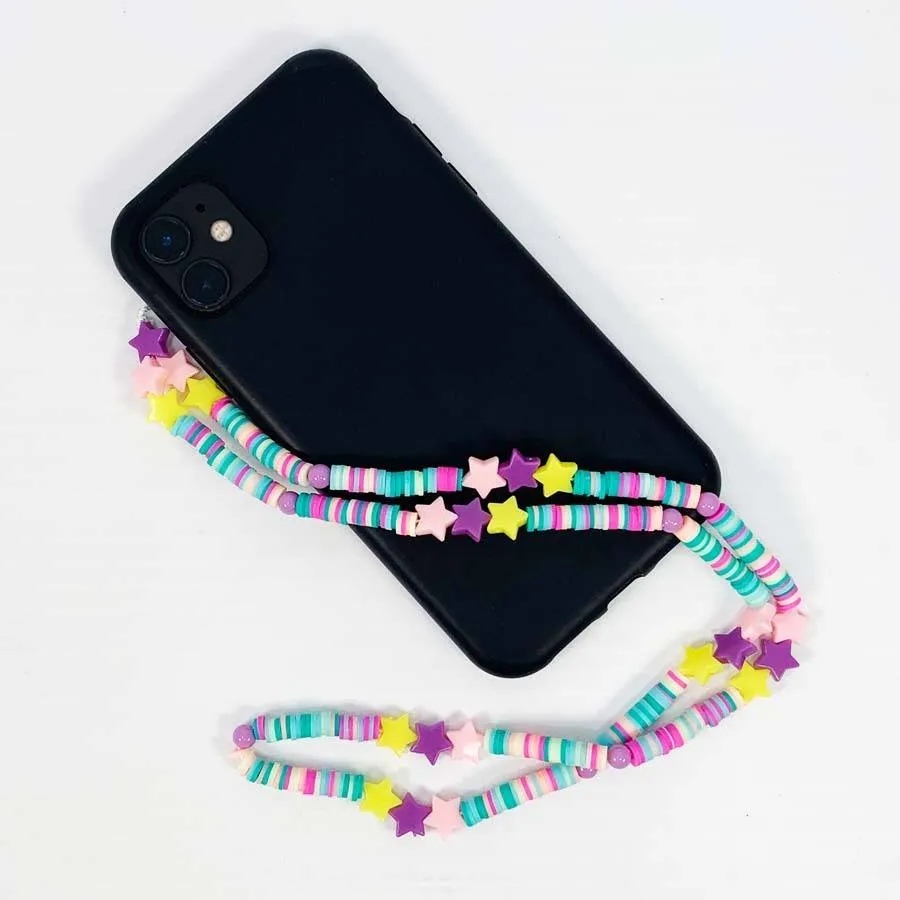 Star Multipurpose Beaded Necklace Lanyard Phone Charm 2097 (12 units)