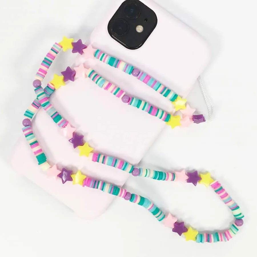 Star Multipurpose Beaded Necklace Lanyard Phone Charm 2097 (12 units)