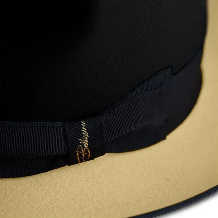 Urban Two Tone Fedora-Black Blue