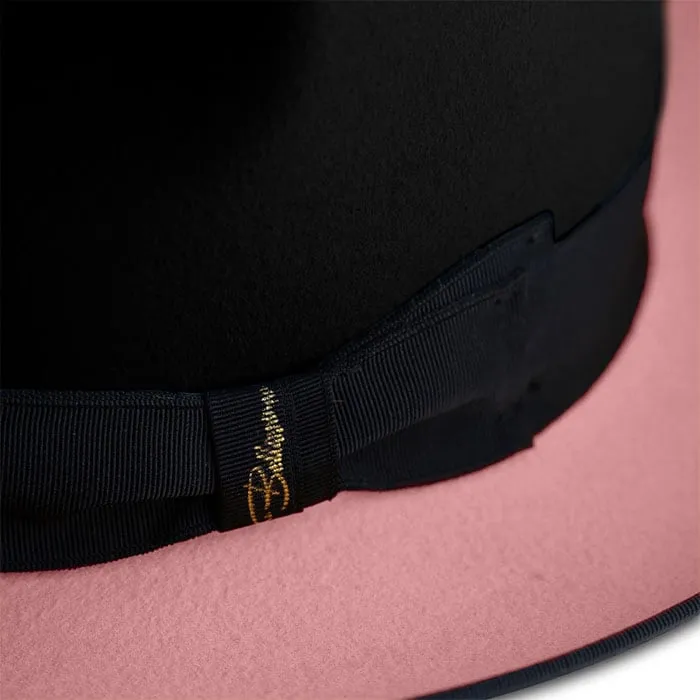 Urban Two Tone Fedora-Black Blue