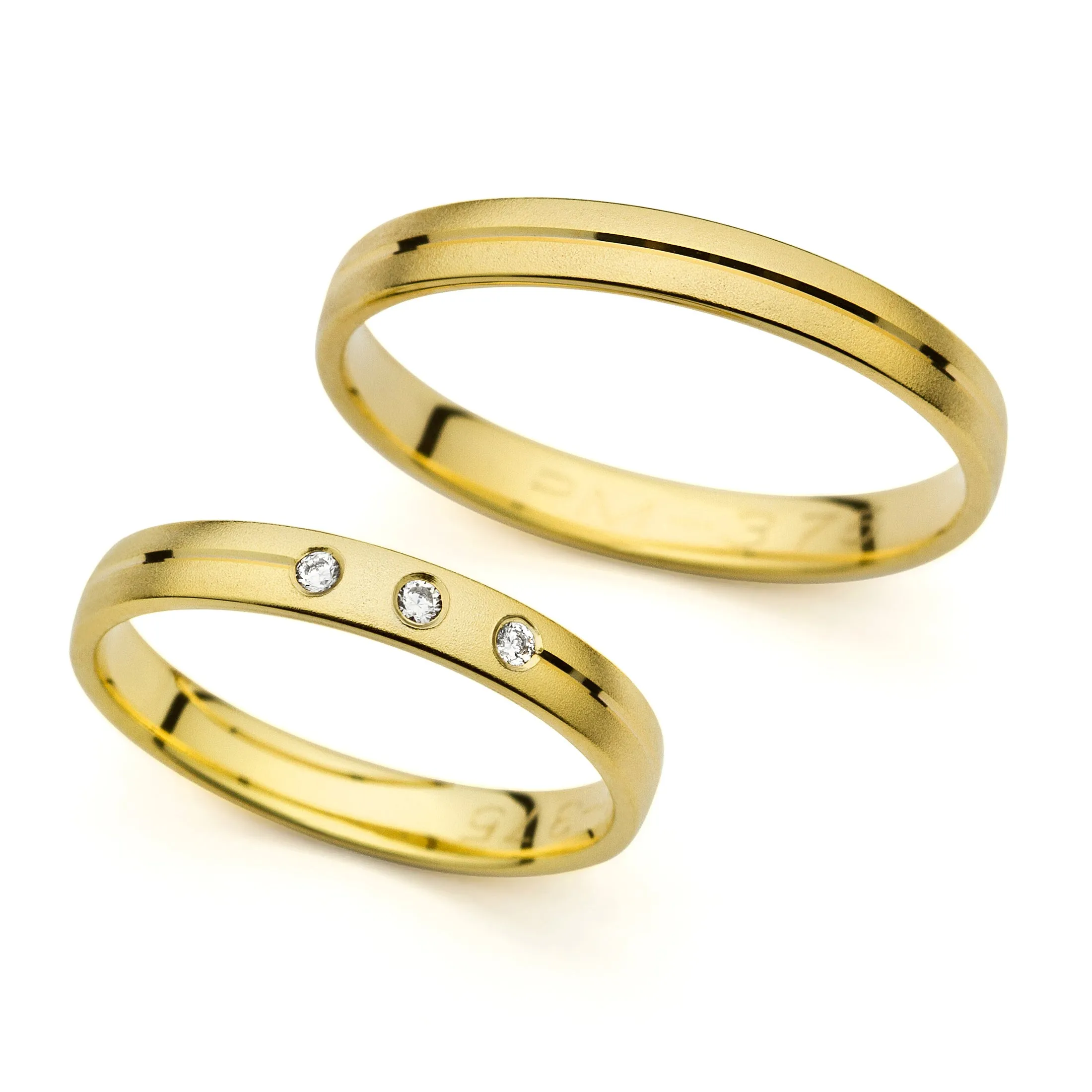 Wedding Band Set (Promise Rings) 375