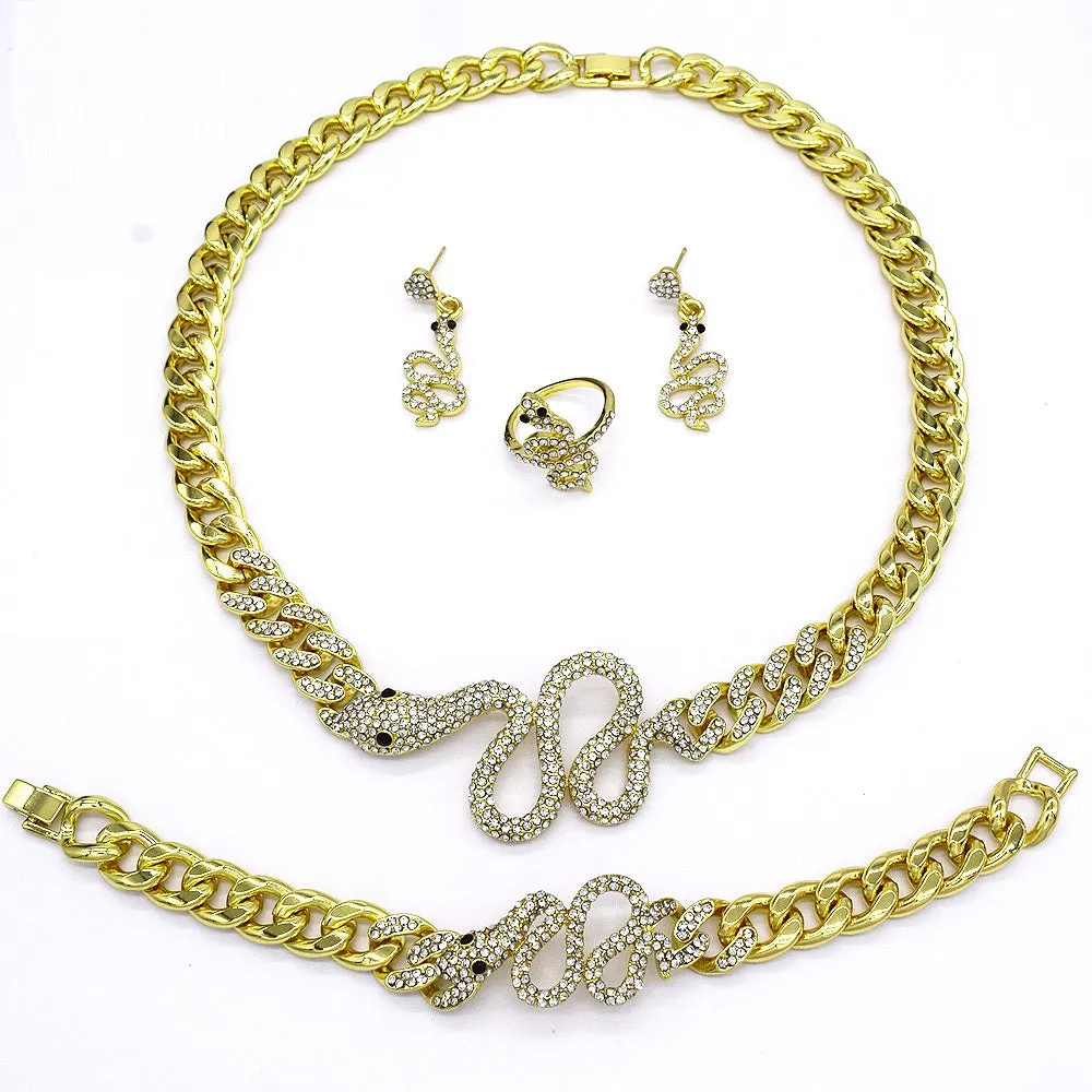 XO Snake Necklace Set